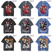 Chainsaw Man anime mercerized Ice cotton t-shirt