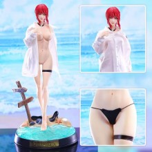 Chainsaw Man Makima beach anime sexy figure soft chest