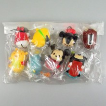 Mickey Mouse Minnie Pooh Goofy figures set(8pcs a ...