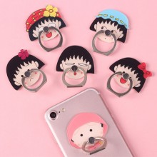 Chibi Maruko-chan anime mobile phone ring iphone finger ring round