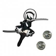 NieR:Automata 2b anime alloy brooch pin