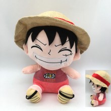 12inches One Piece Luffy anime plush doll