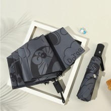 Doraemon anime tri-fold automatic umbrella