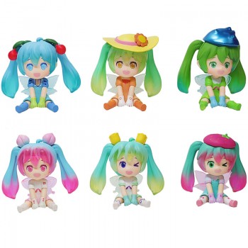 Hatsune Miku anime figures set(6pcs a set)(OPP bag)