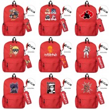 Naruto anime backpack bag + pen bag