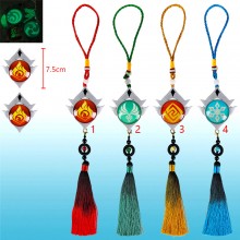 Genshin Impact Snezhnaya Vision game two-sided luminous key chain