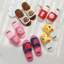 BTS BT21 star plush shoes slippers a pair