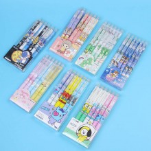 BTS BT21 star pen ball pens set