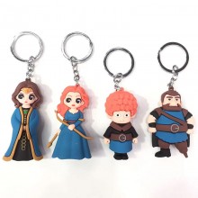 Brave anime figure doll key chain