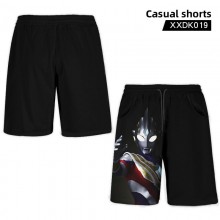 Ultraman anime casual shorts trousers