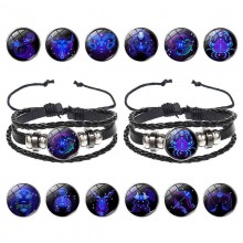 12 zodiac signs luminous bracelet