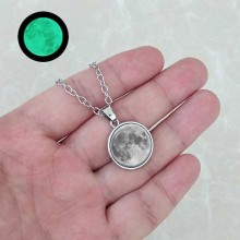 Starry sky luminous necklace