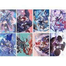 Honkai Star Rail game posters set(8pcs a set)