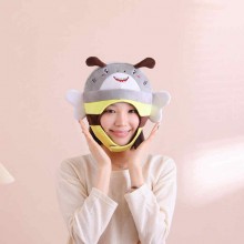Shark Bee head anime cosplay plush hat
