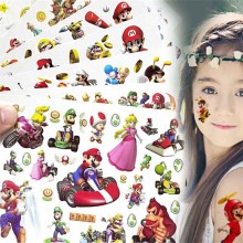 Super Mario anime waterproof tattoo stickers(price for 10pcs)