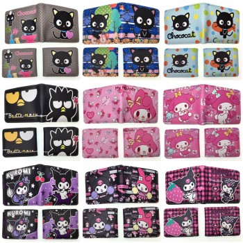 Sanrio Melody Kuromi BadBadtz-maru anime wallet