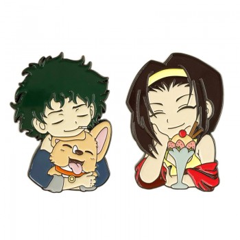 Cowboy Bebop anime alloy brooch pin