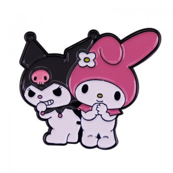 Melody Kuromi anime alloy brooch pin