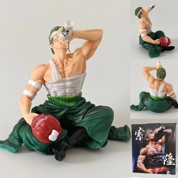 One Piece Zoro drinking anime figure