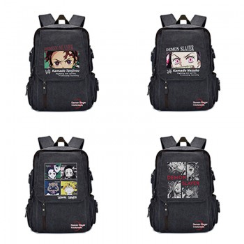 Demon Slayer anime canvas backpack bag