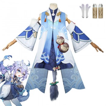 Honkai Star Rail Bailu game cosplay dress cloth costume