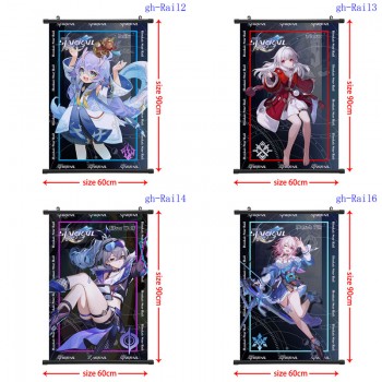 Honkai Star Rail game wall scroll wallscrolls