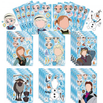 Frozen anime stickers set(16pcs a set)
