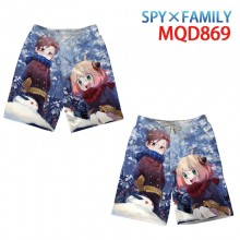 SPY FAMILY anime beach pants shorts middle pants