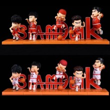 Slam Dunk national competition anime figures set(5pcs a set)