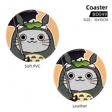 Totoro anime soft pvc coaster coffee cup mats pad
