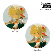 Card Captor Sakura anime soft pvc coaster coffee c...