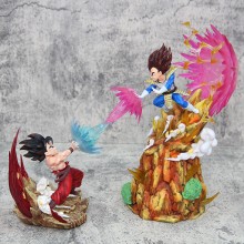 Dragon Ball Son Goku VS Vegeta anime figure(can lighting)