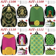 The Legend of Zelda game nylon backpack bag shoulder pencil case set