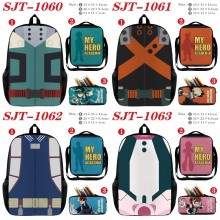My Hero Academia anime nylon backpack bag shoulder...