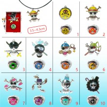One Piece anime necklace+ring a set
