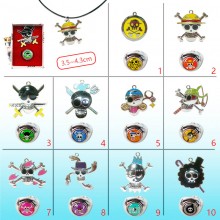 One Piece anime necklace+ring a set