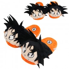 Dragon Ball Son Goku anime plush shoes slippers a pair 28CM