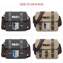 Attack on Titan anime canvas satchel shoulder bag