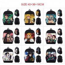 Demon Slayer anime nylon backpack bag