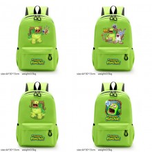 My Singing Monsters game backpack bag