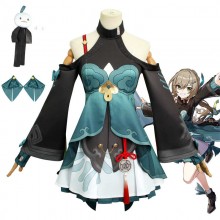 Honkai Star Rail Qingque game cosplay dress cloth ...