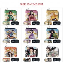 Demon Slayer anime zipper wallet purse