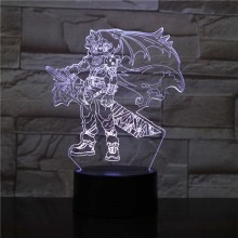 Final Fantasy game 3D 7 Color Lamp Touch Lampe Nig...