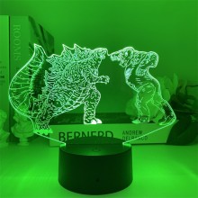 Godzilla vs King Kong 3D 7 Color Lamp Touch Lampe ...