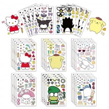 Sanrio Melody kitty Cinnamoroll Kuromi stickers se...