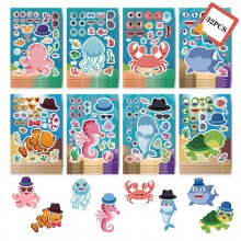 Marine animals stickers set(16pcs a set)