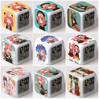 SPY x FAMILY anime colorful alarm clock