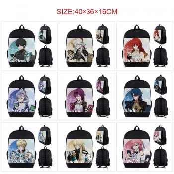 Honkai Star Rail game nylon backpack bag