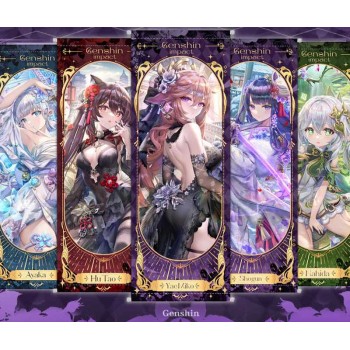 Genshin Impact game wall scroll wallscrolls 25*75CM