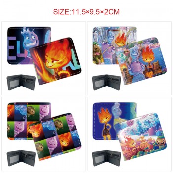 Elemental anime wallet purse